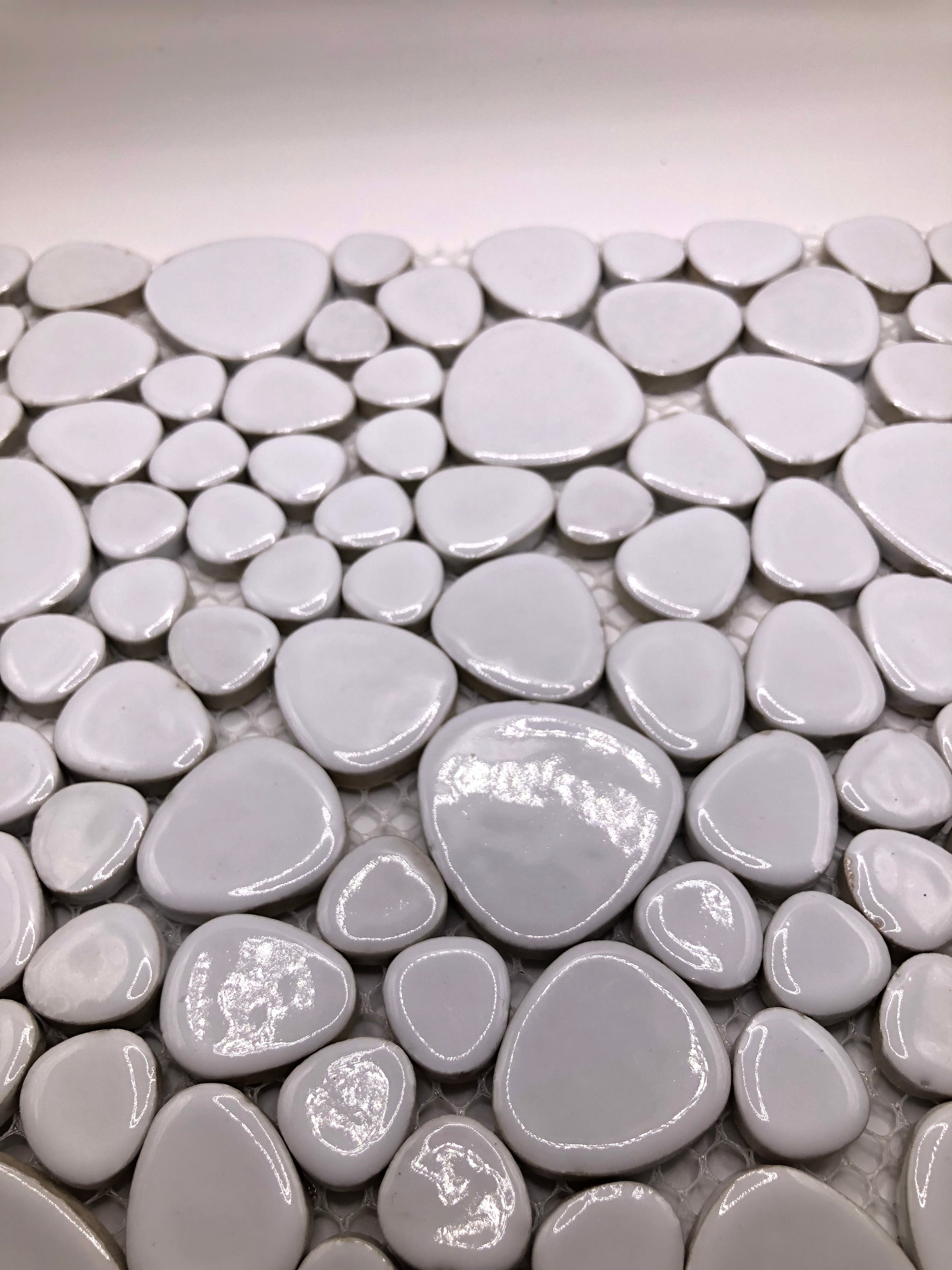 Pebble White Ceramic | Perth Mosaic